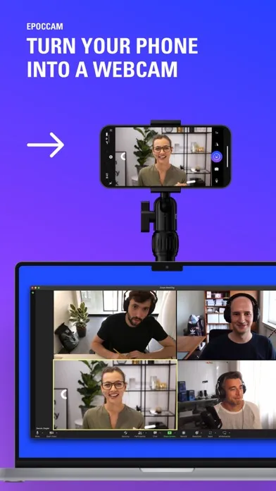 Screenshot di EpocCam Webcam for Mac and PC