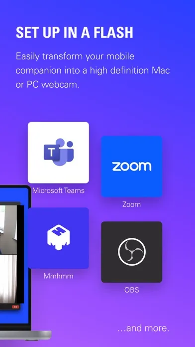Screenshot di EpocCam Webcam for Mac and PC