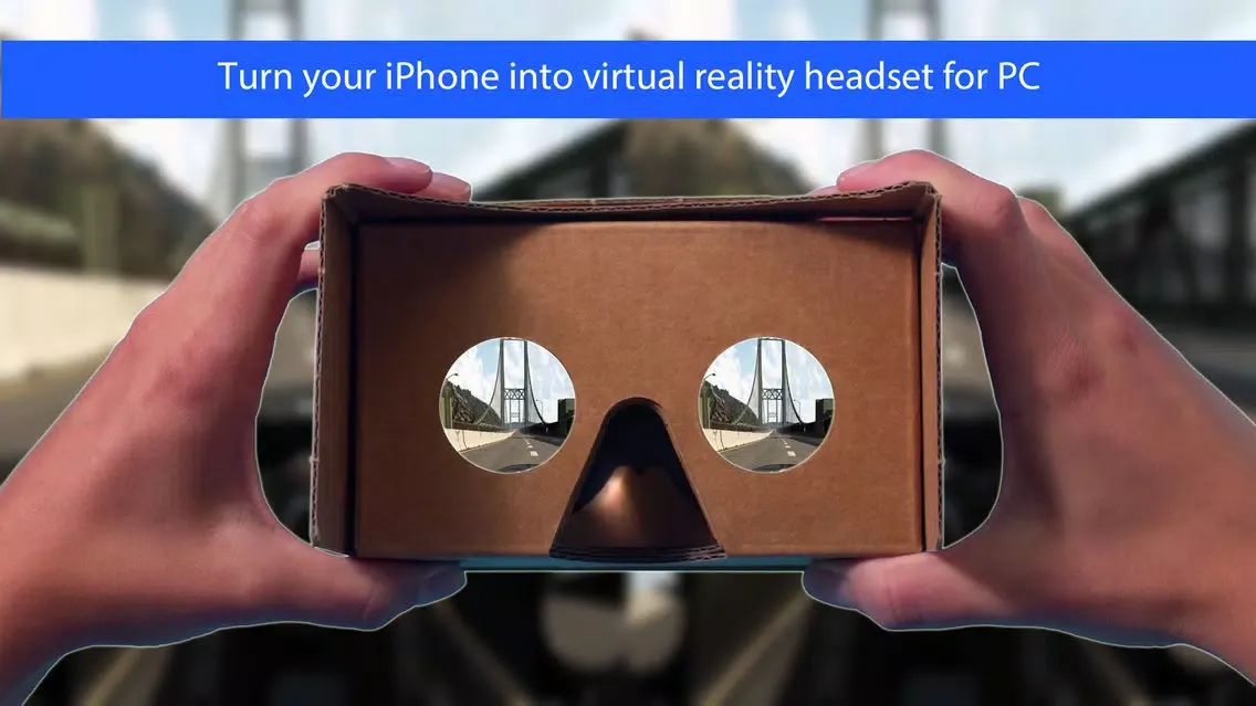 Tangkapan skrin KinoVR virtual reality headset