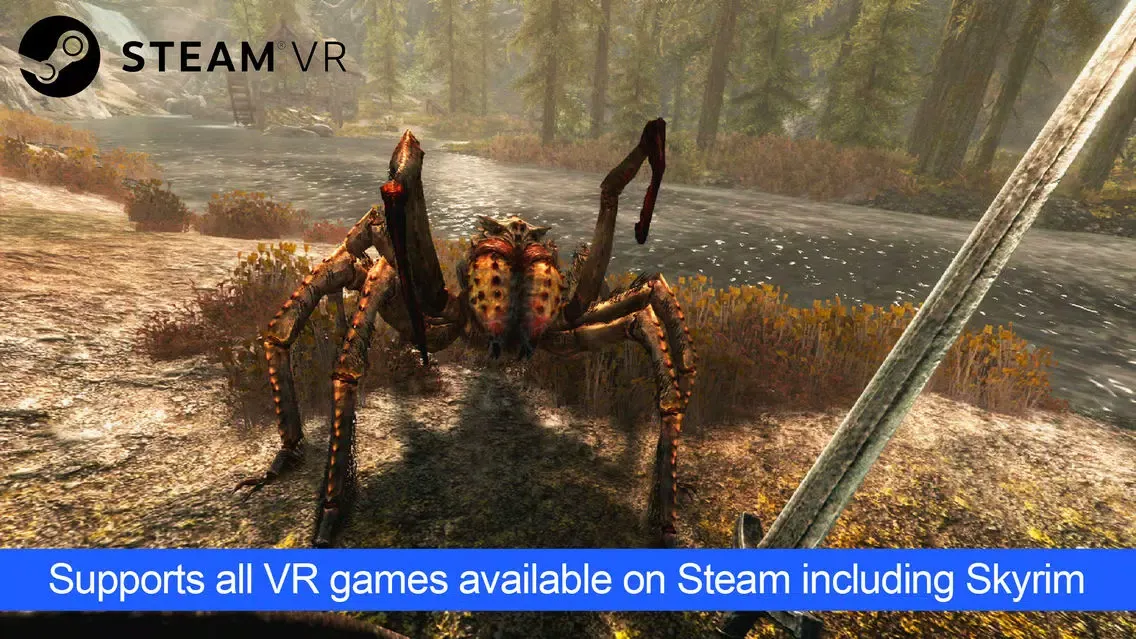 Tangkapan skrin KinoVR virtual reality headset