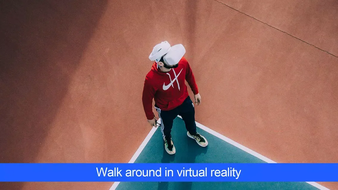 Tangkapan skrin KinoVR virtual reality headset