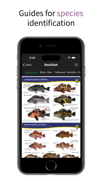 Screenshot di CA FishMap