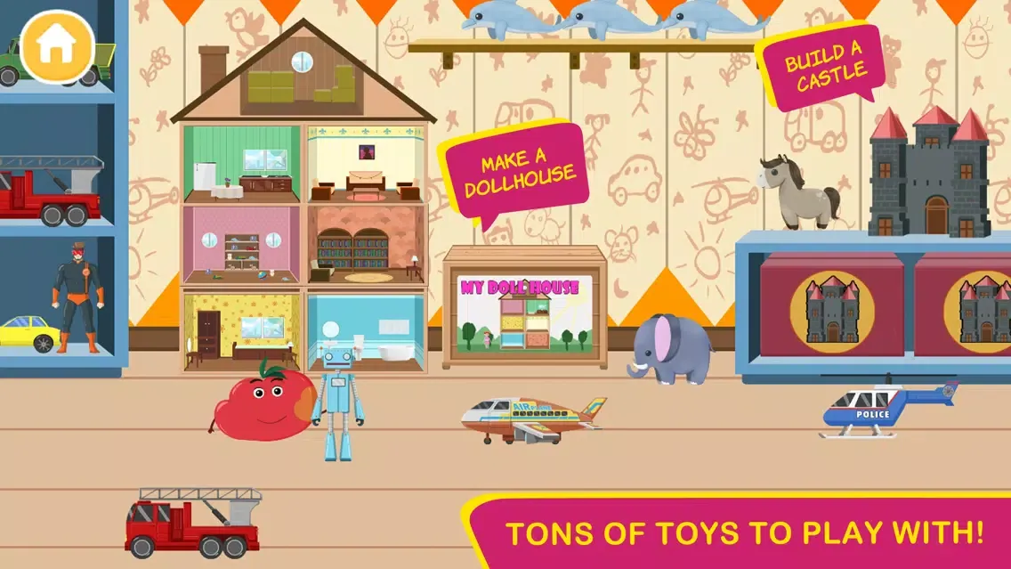 Capturas de pantalla de Fruits vs Veggies: Toy Store