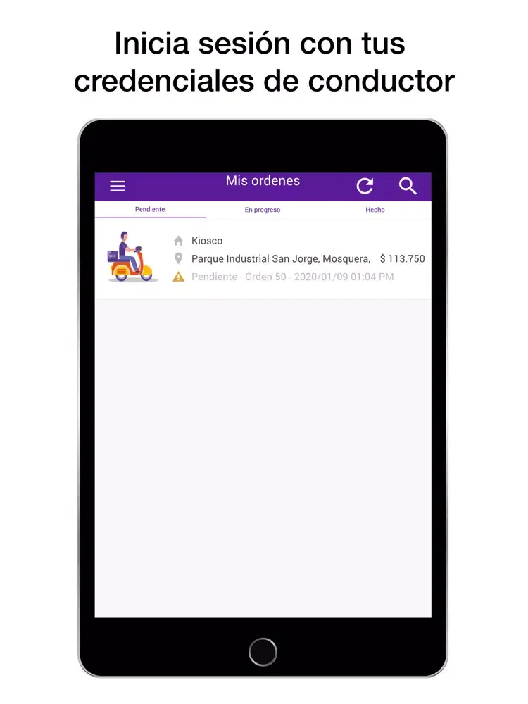 Kiosco - para entregador iPad 应用截图