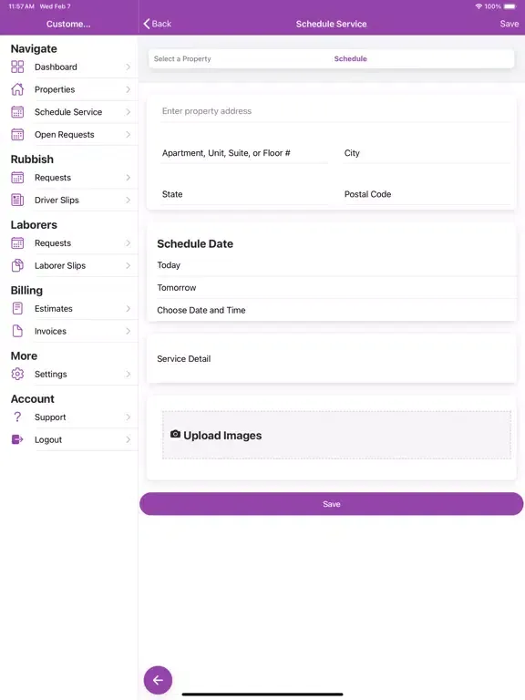 Tangkapan skrin BSCNJ iPad 