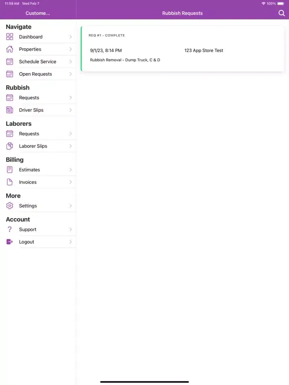 Tangkapan skrin BSCNJ iPad 
