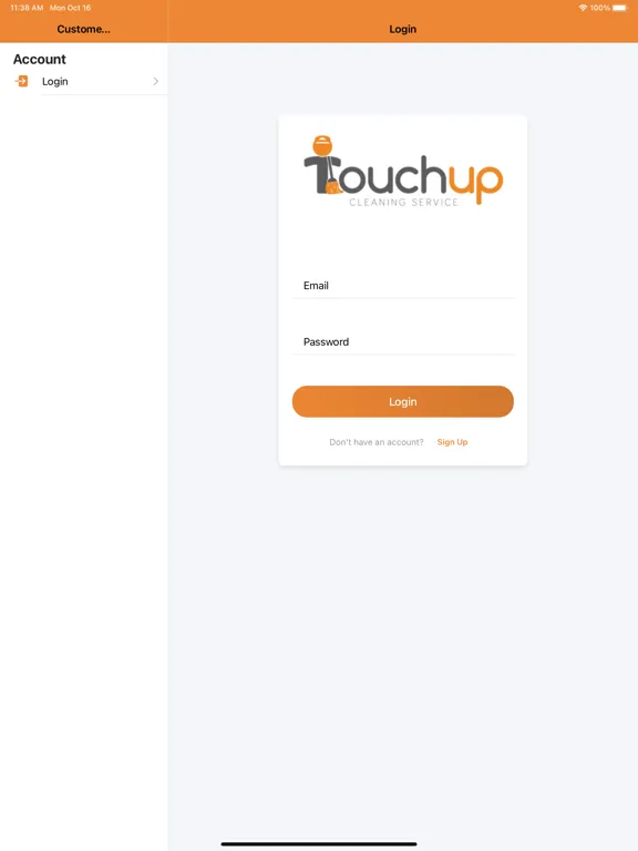 Tangkapan layar Touchup Cleaning iPad 