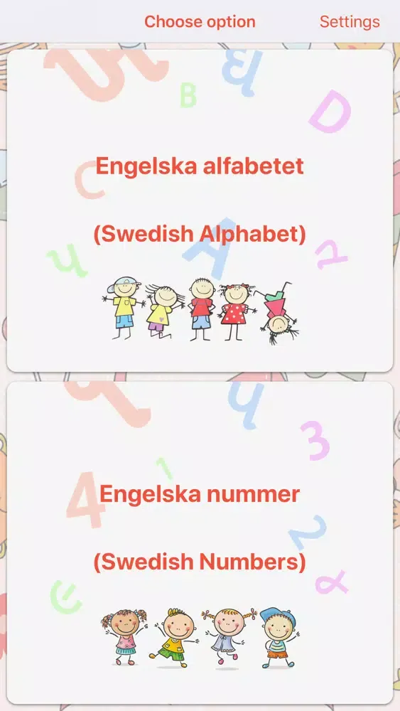 Swedish Alphabet Learning應用截圖