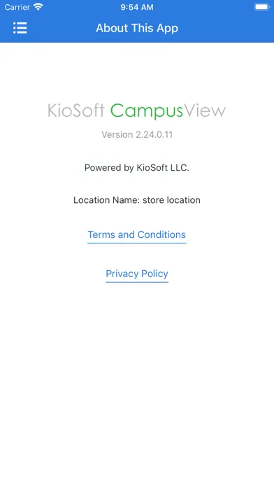 KioSoft CampusView 스크린샷