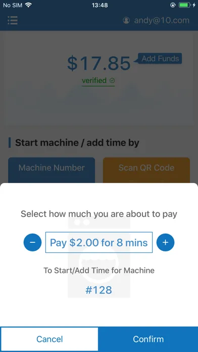 Screenshot di Washco Pay