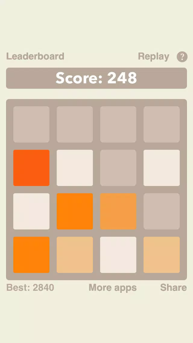 ColorMania - A new twist on 2048 (guess the color and merge them to get the darkest tile) Ekran Görüntüleri