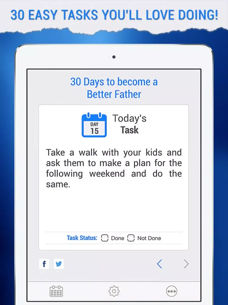 Be a Better Father in 30 Days iPad  سکرین شاٹس