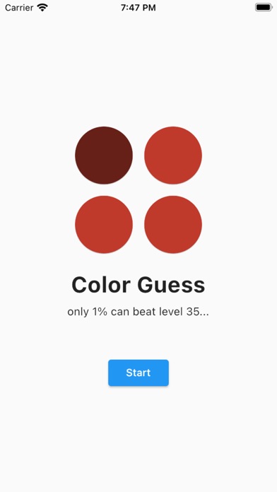 Tangkapan skrin Color Guess - Vision Test