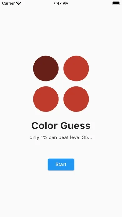 Color Guess - Vision Test Ekran Görüntüleri