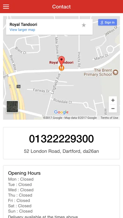 Royal Tandoori Dartford應用截圖