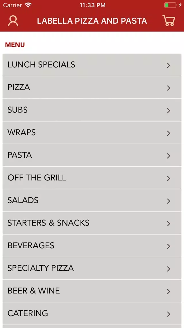 LA BELLA PIZZA & PASTA Screenshots