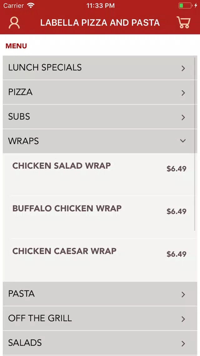 LA BELLA PIZZA & PASTA Screenshots