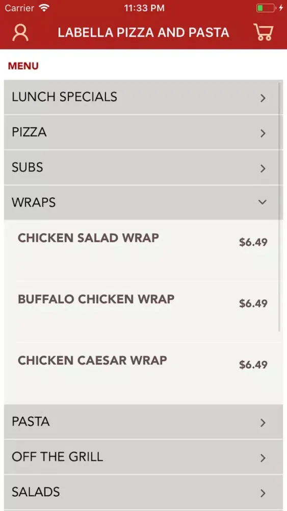 LA BELLA PIZZA & PASTA Screenshots