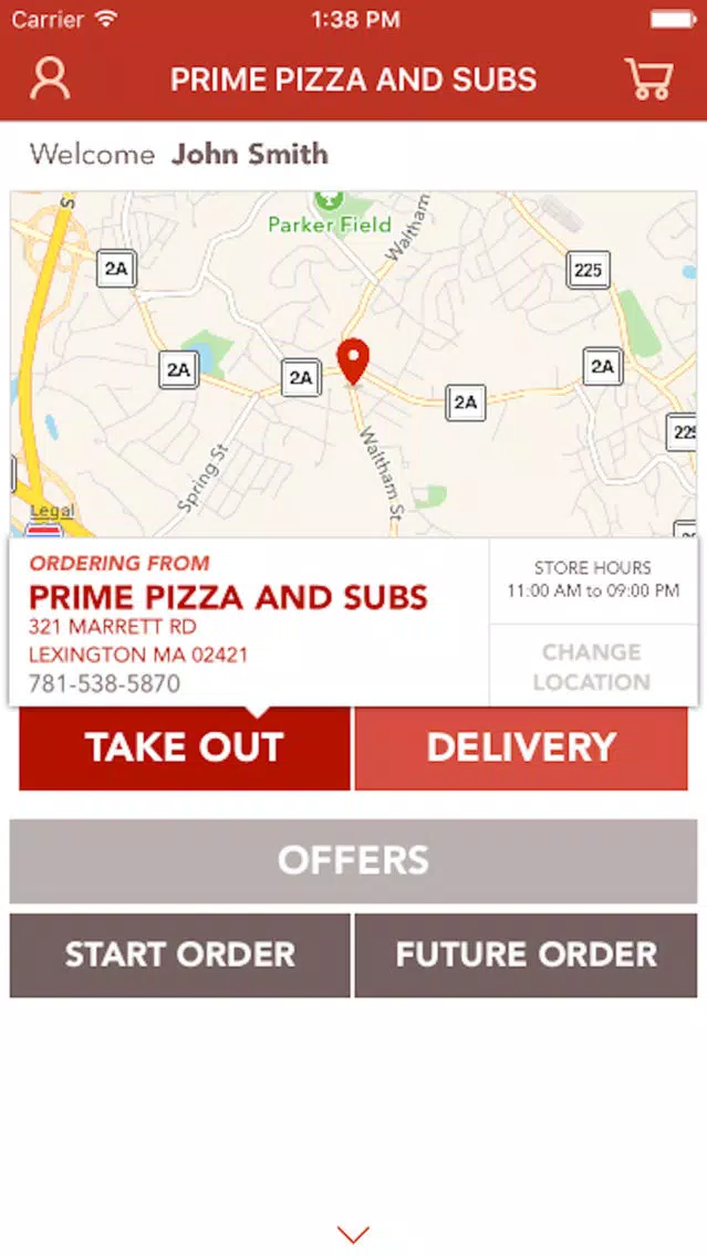 Prime Pizza and Subs سکرین شاٹس