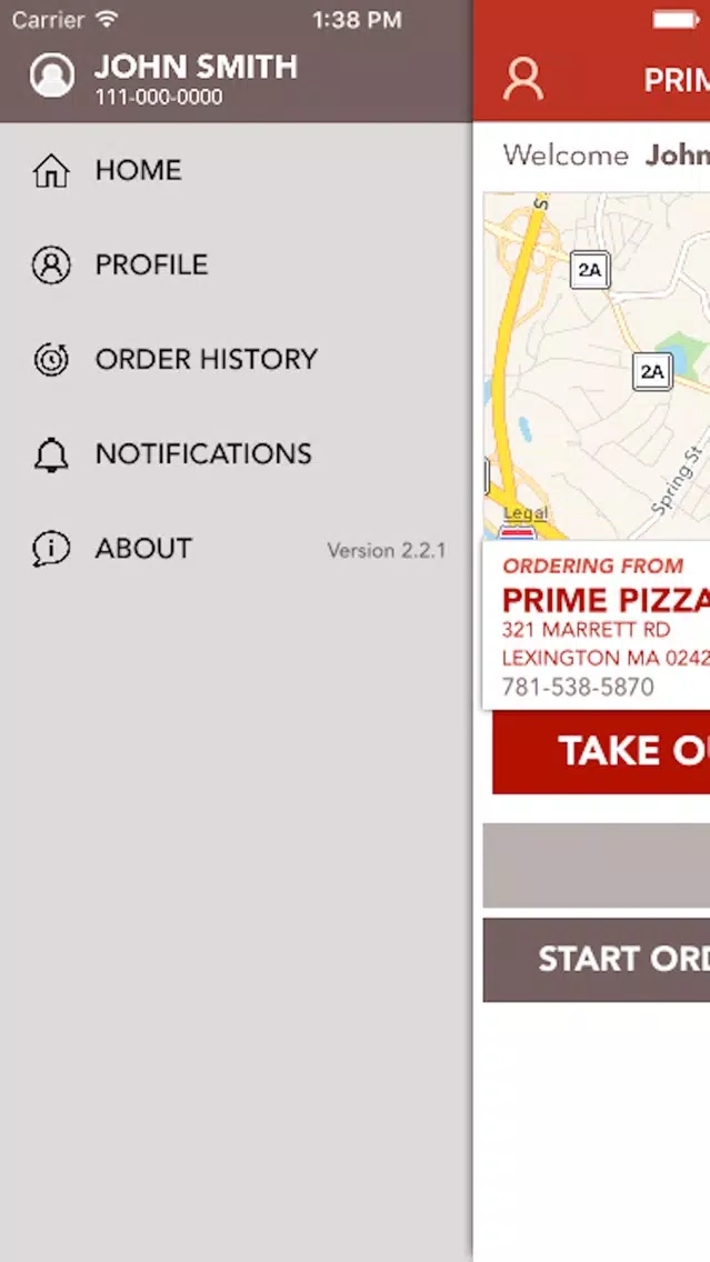 Prime Pizza and Subs سکرین شاٹس