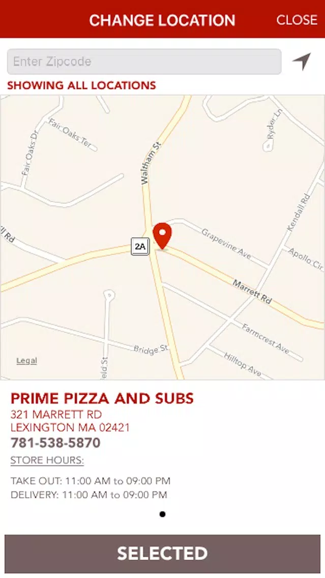 Prime Pizza and Subs سکرین شاٹس