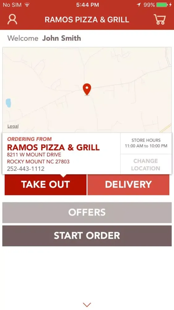 ภาพหน้าจอของ Ramos Pizza and Grill Rocky Mount