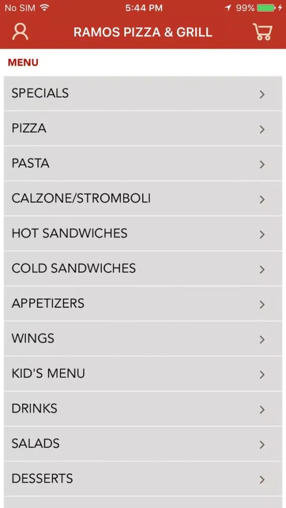 ภาพหน้าจอของ Ramos Pizza and Grill Rocky Mount