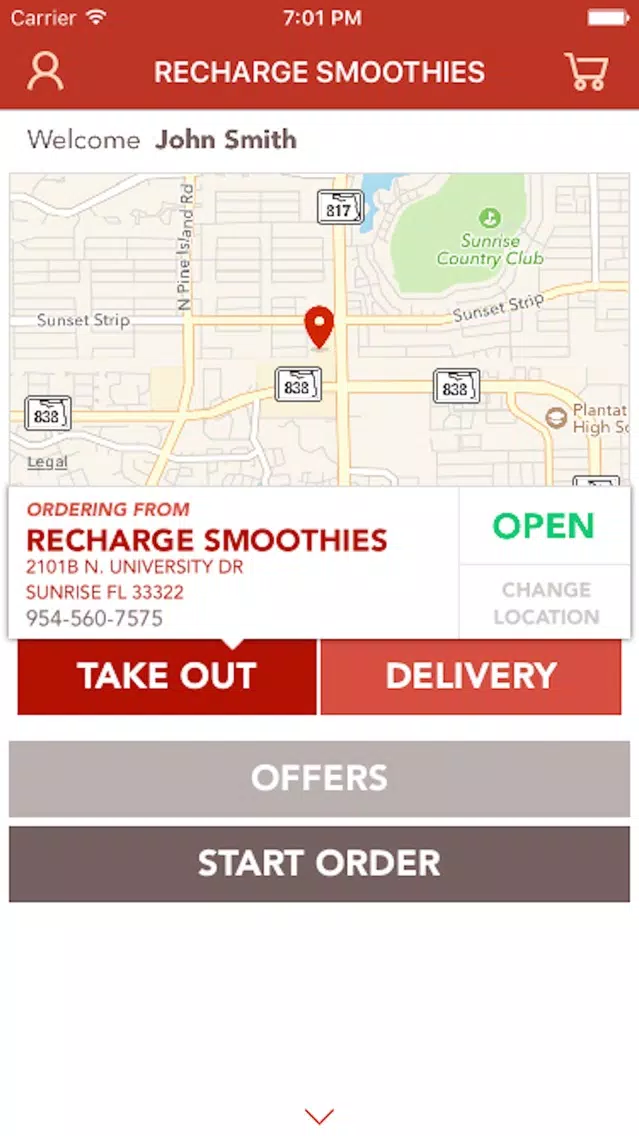Capturas de tela do Recharge Smoothies