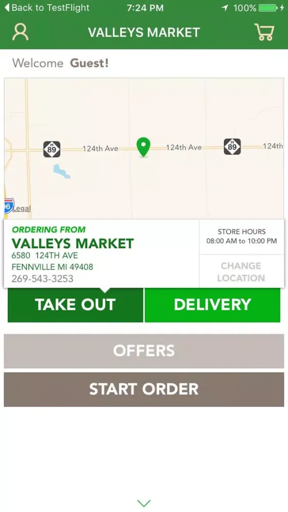 ภาพหน้าจอของ Valley's Market