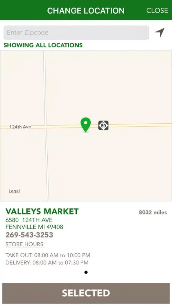 ภาพหน้าจอของ Valley's Market