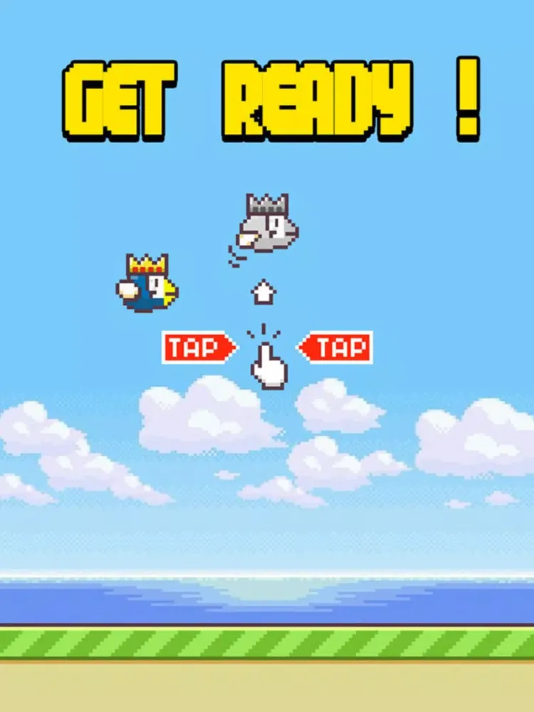 Flappy Eagle - Tiny Bird Hop over Huge Bottle iPad  스크린샷