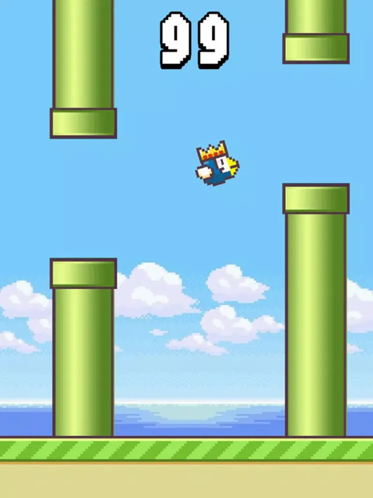 Flappy Eagle - Tiny Bird Hop over Huge Bottle iPad  스크린샷