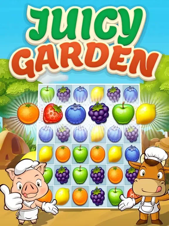 Juice Taste Fever - Garden Drop Puzzle iPad  Screenshots