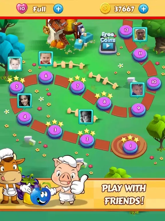 Juice Taste Fever - Garden Drop Puzzle iPad  Screenshots