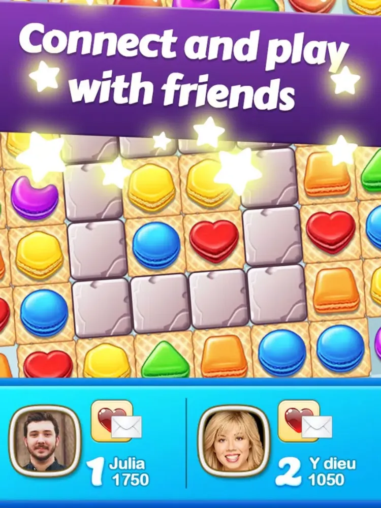 Captures d'écran de Candy Jam Super - Cookie Yummy Mania Blast iPad 