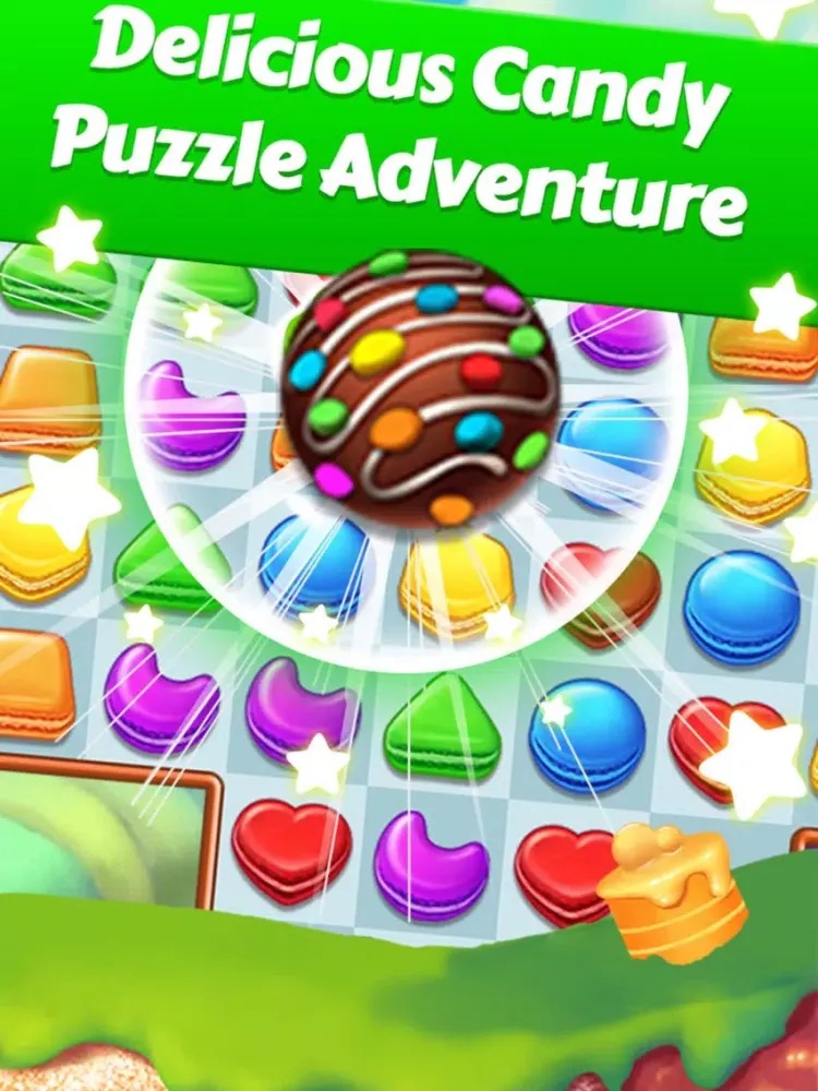 Captures d'écran de Candy Jam Super - Cookie Yummy Mania Blast iPad 
