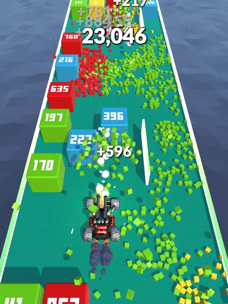 ภาพหน้าจอของ Car vs Blocks iPad 