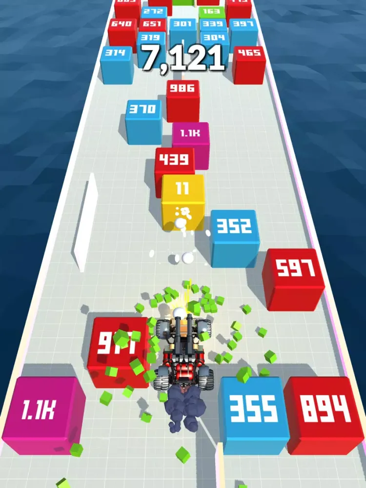 ภาพหน้าจอของ Car vs Blocks iPad 