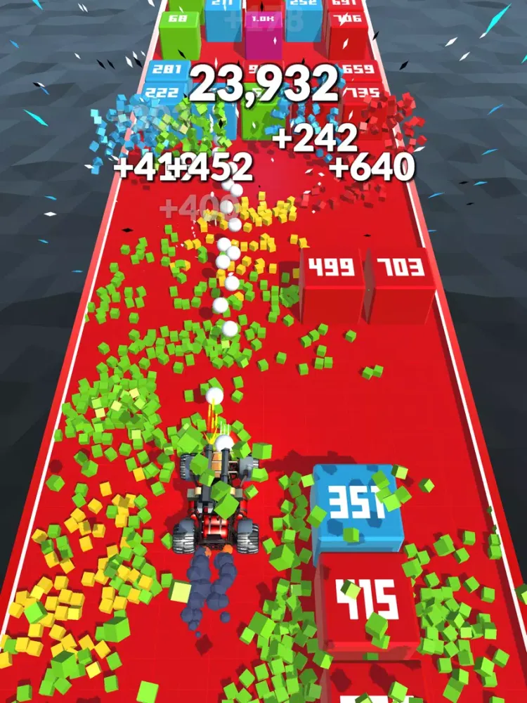 ภาพหน้าจอของ Car vs Blocks iPad 
