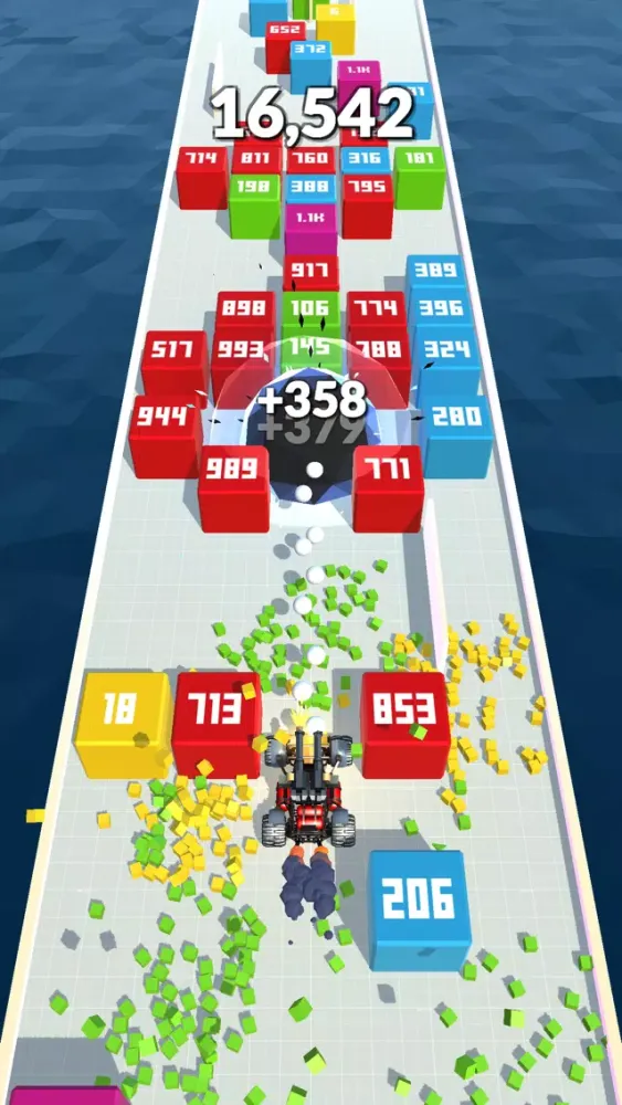 ภาพหน้าจอของ Car vs Blocks