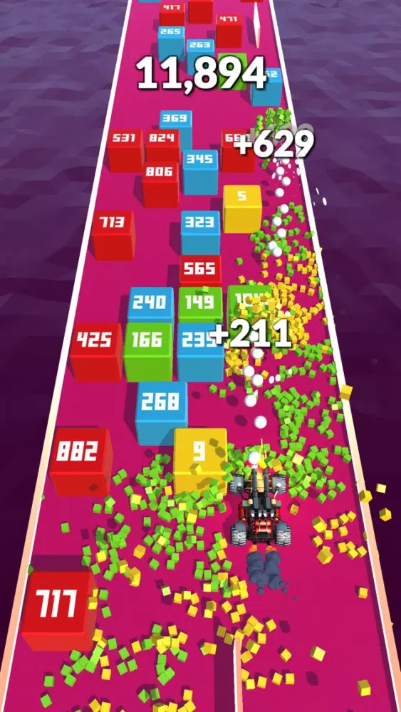 ภาพหน้าจอของ Car vs Blocks