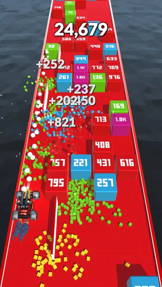 ภาพหน้าจอของ Car vs Blocks