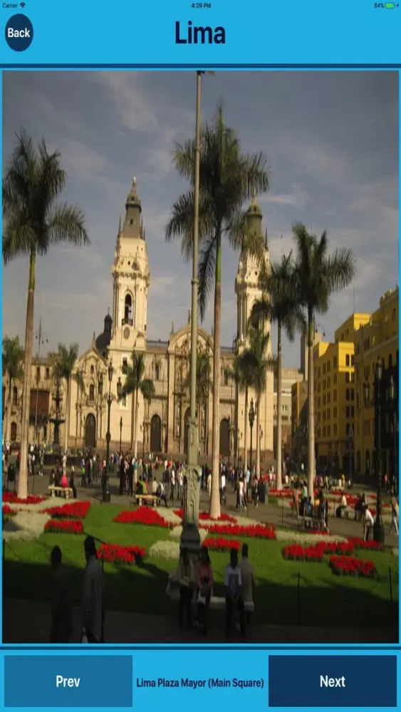 Lima Peru Tourist Places سکرین شاٹس
