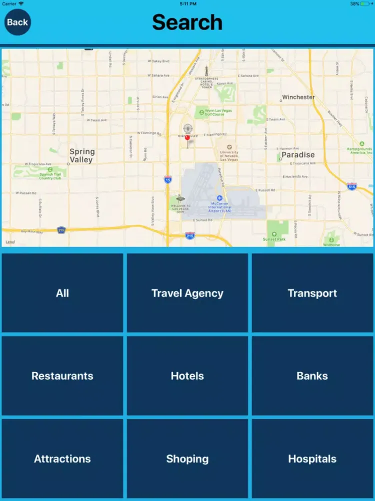 Скриншоты Las Vegas USA Tourist Places iPad 