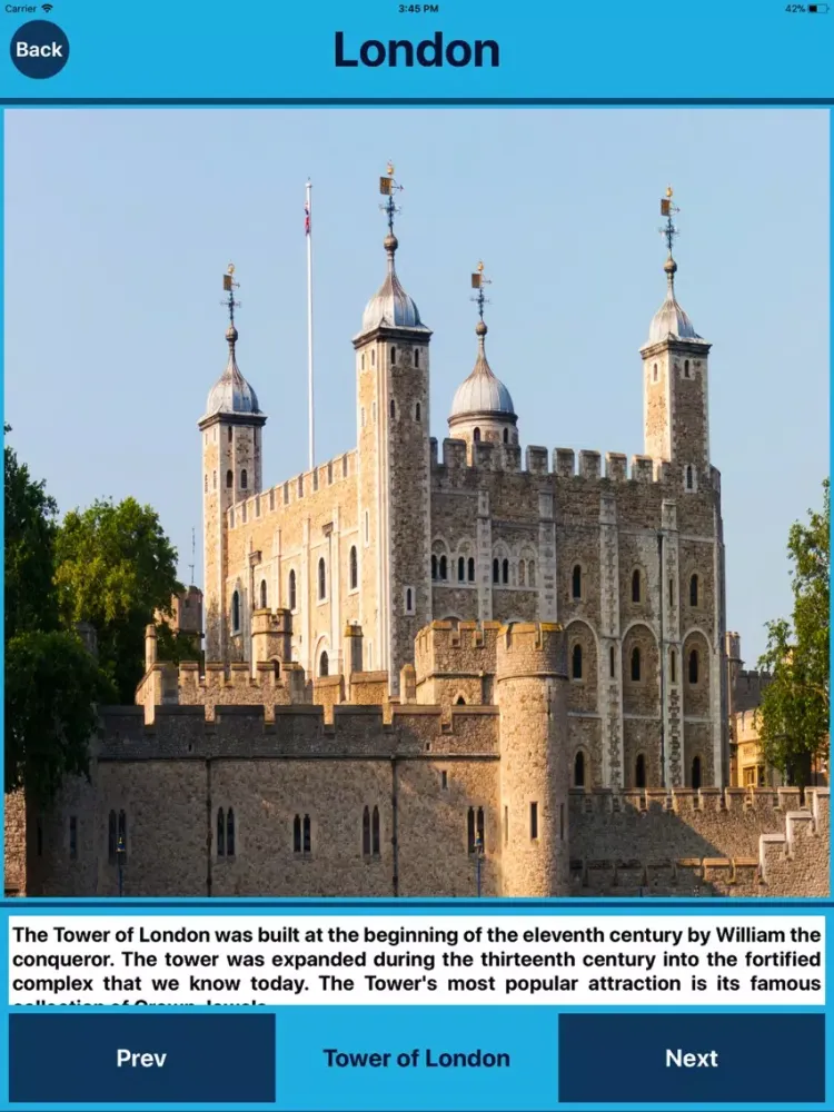 Captures d'écran de London UK, Tourist Places iPad 