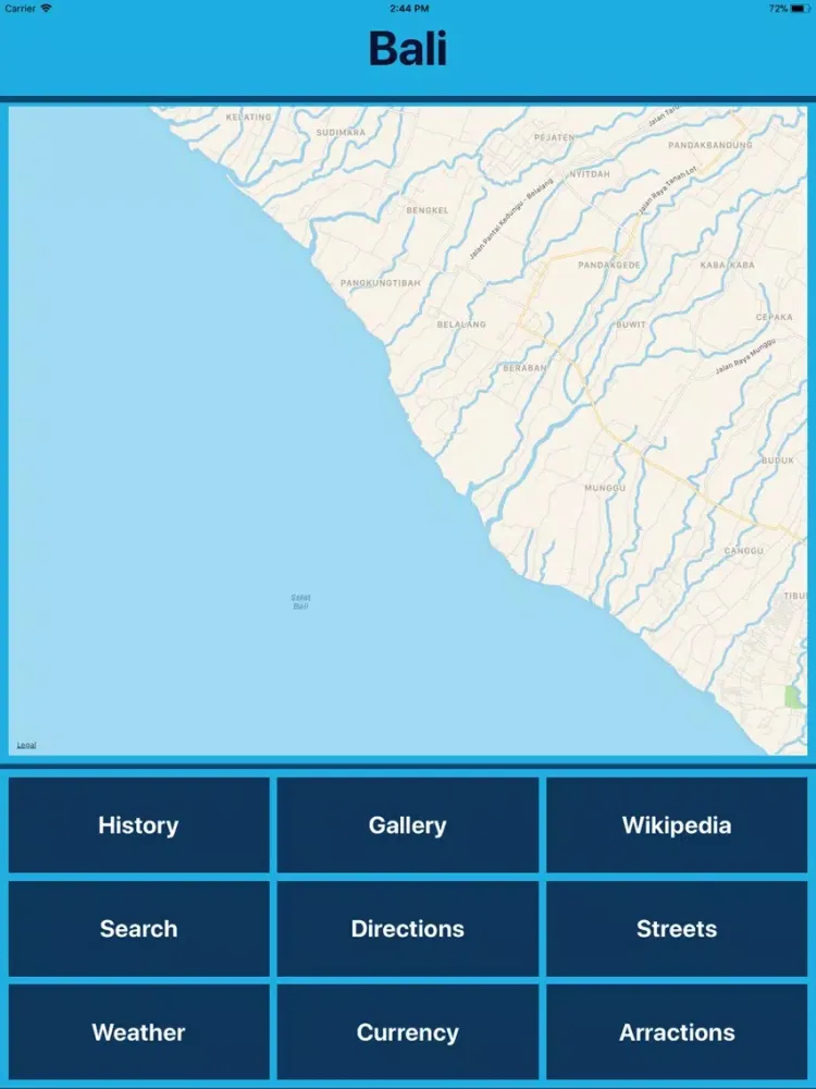 Capturas de pantalla de Bali Indonesia, Tourist Places iPad 