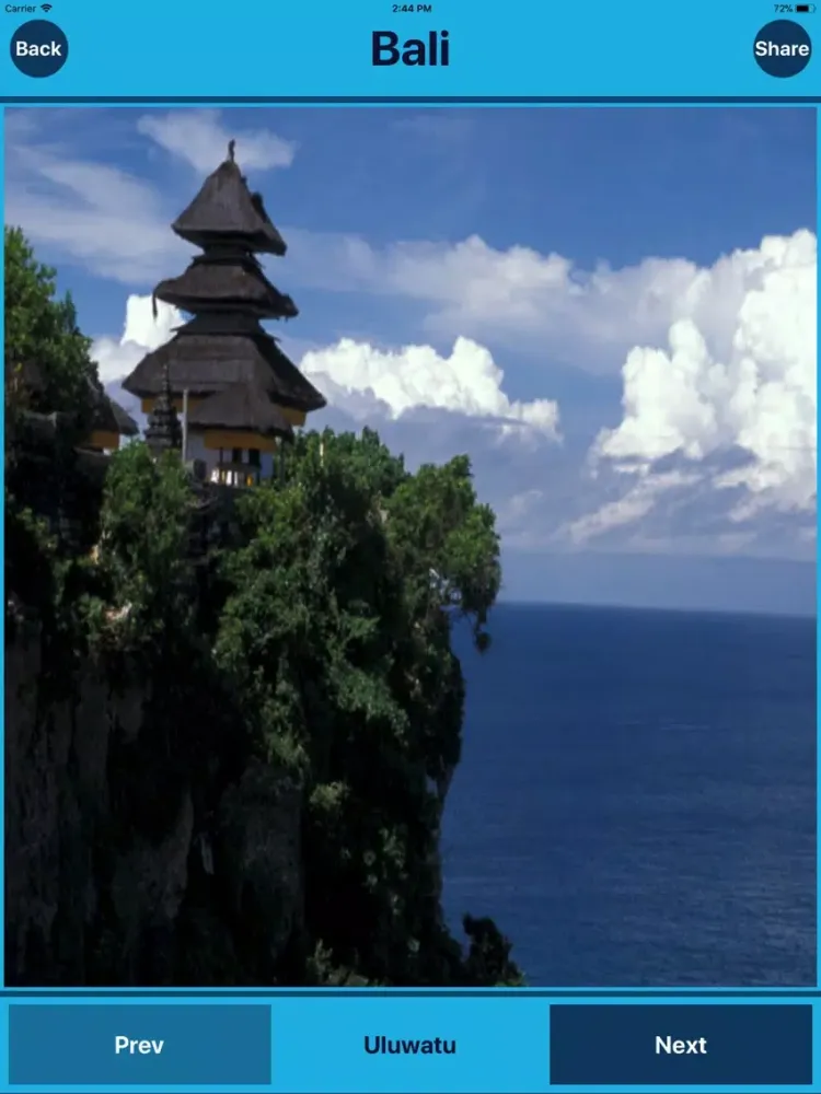 Capturas de pantalla de Bali Indonesia, Tourist Places iPad 