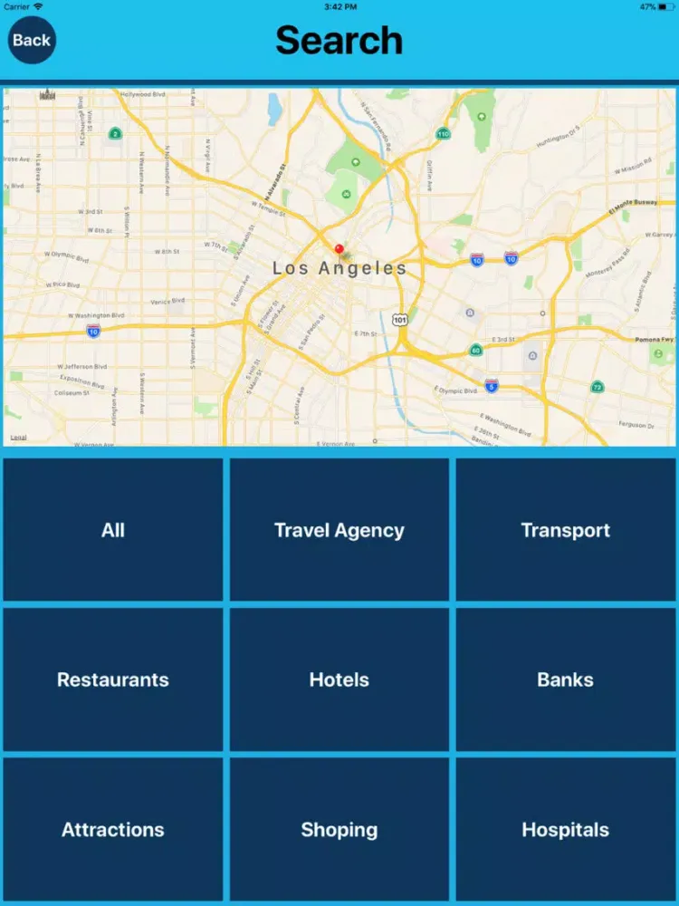 Los Angles USA Tourist Places iPad  Ekran Görüntüleri