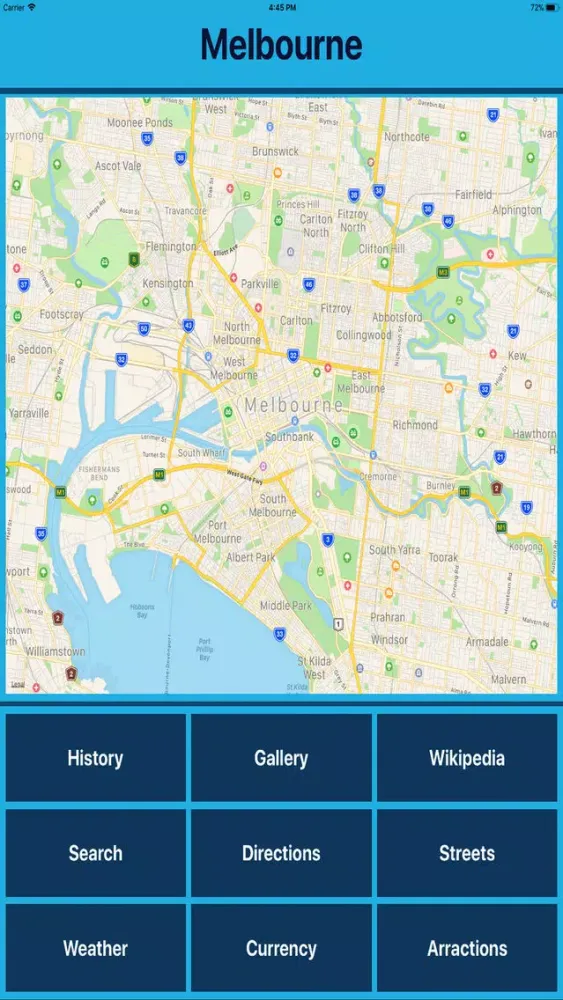 Melbourne Tourist Places Screenshots