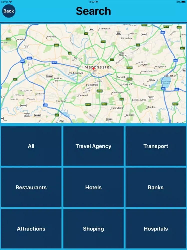 Manchester UK Tourist Places iPad  Screenshots